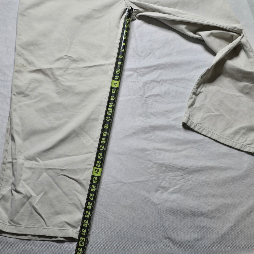 Polo Jeans Co Ralph Lauren Mens Carpenter Pants Beige Tan Utility Workwear 46x31 - Picture 7 of 12